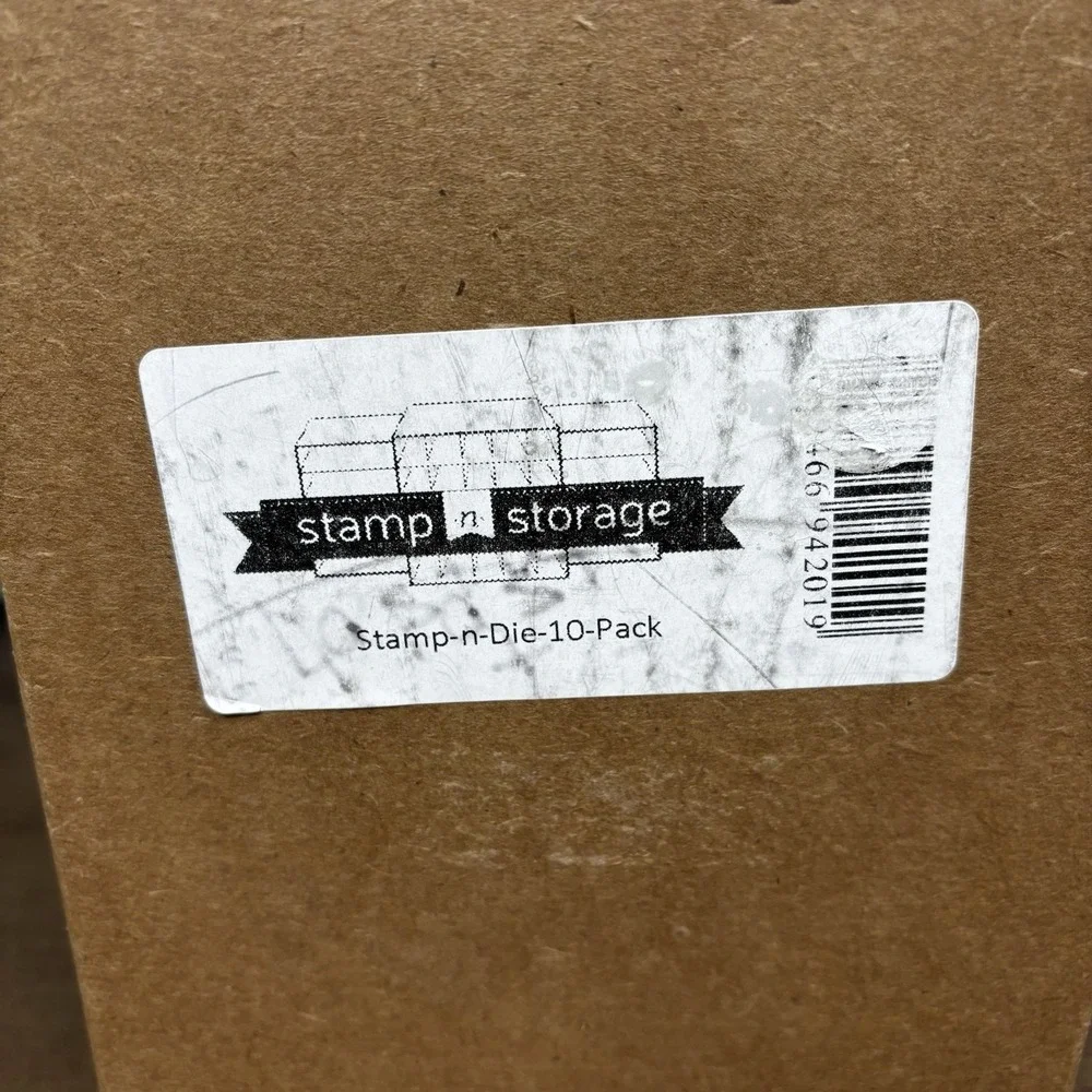 Stamp N Storage Stamp N Die Case 10 Pack Slim DVD Style Case Magnetic Sheet